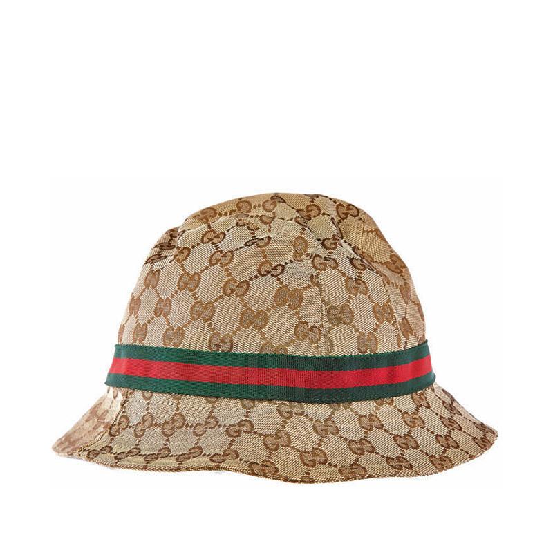 Gucci古驰 男士米色氨纶鸭舌帽 200036 FFKP09791