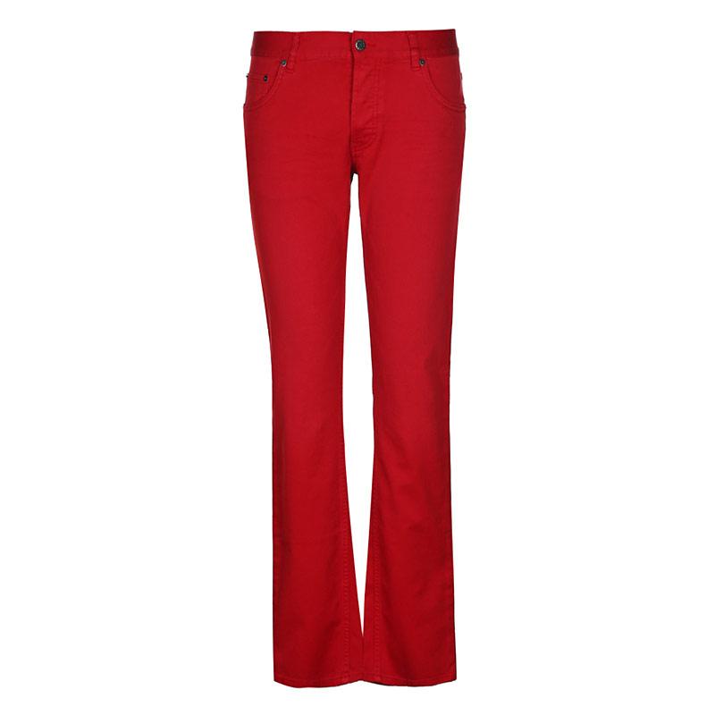Prada普拉达 女士红色棉质裤子牛仔裤 GEP010 1C5N F01BW